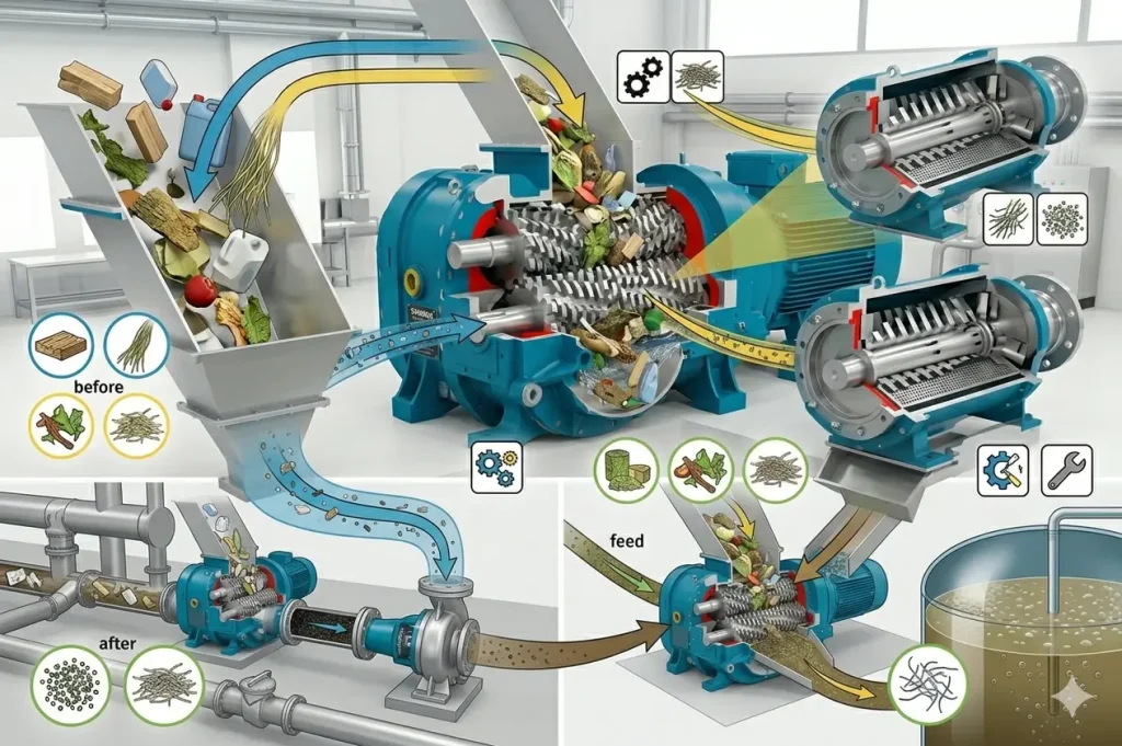 How the Börger industrial grinder works