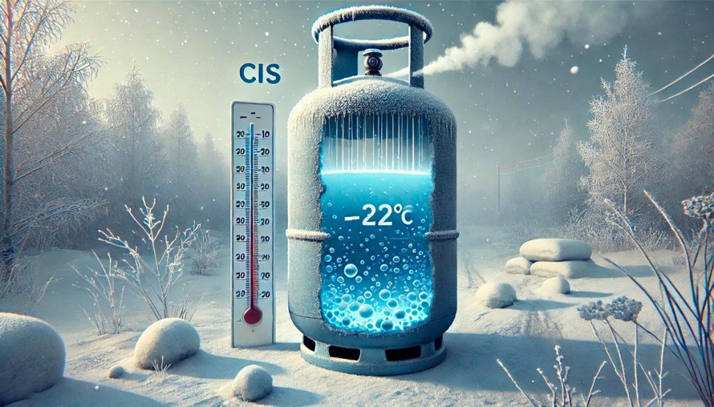Why gas pressure in a cylinder drops in winter and how to fix it